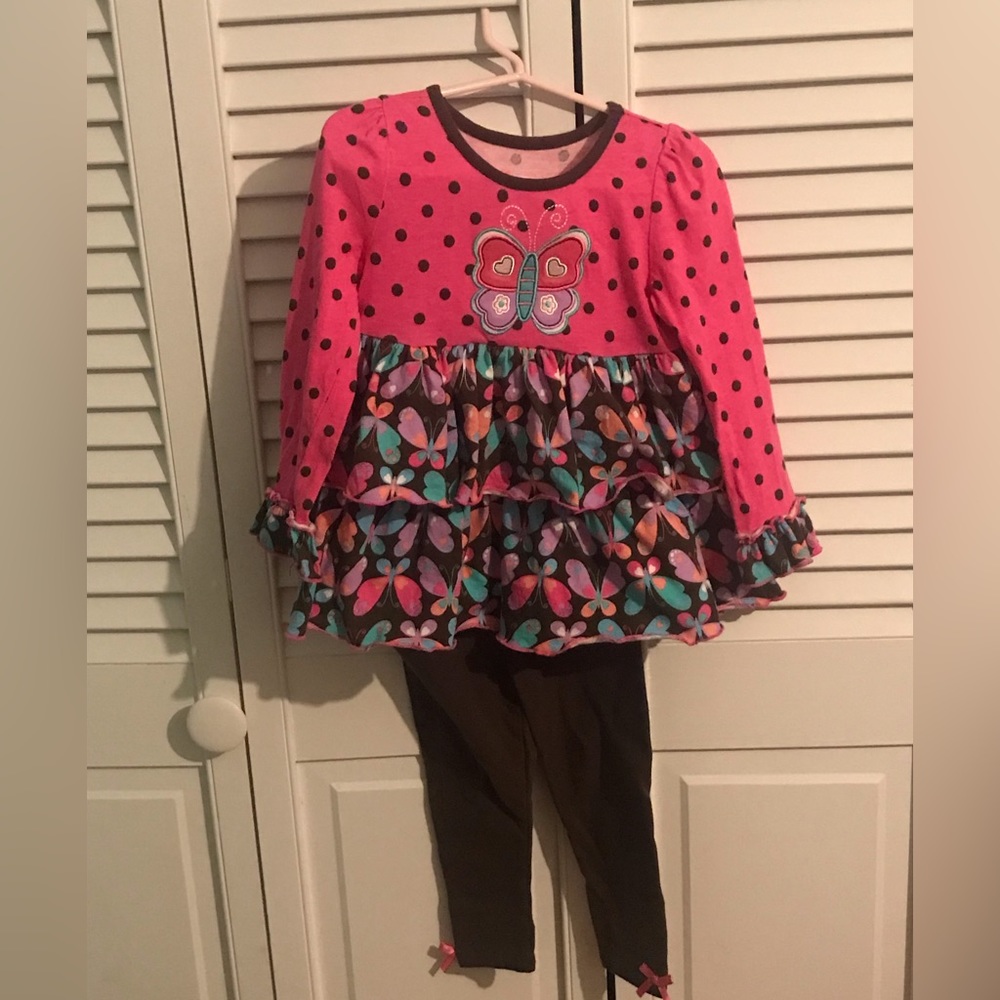 Matching butterfly set size 3T